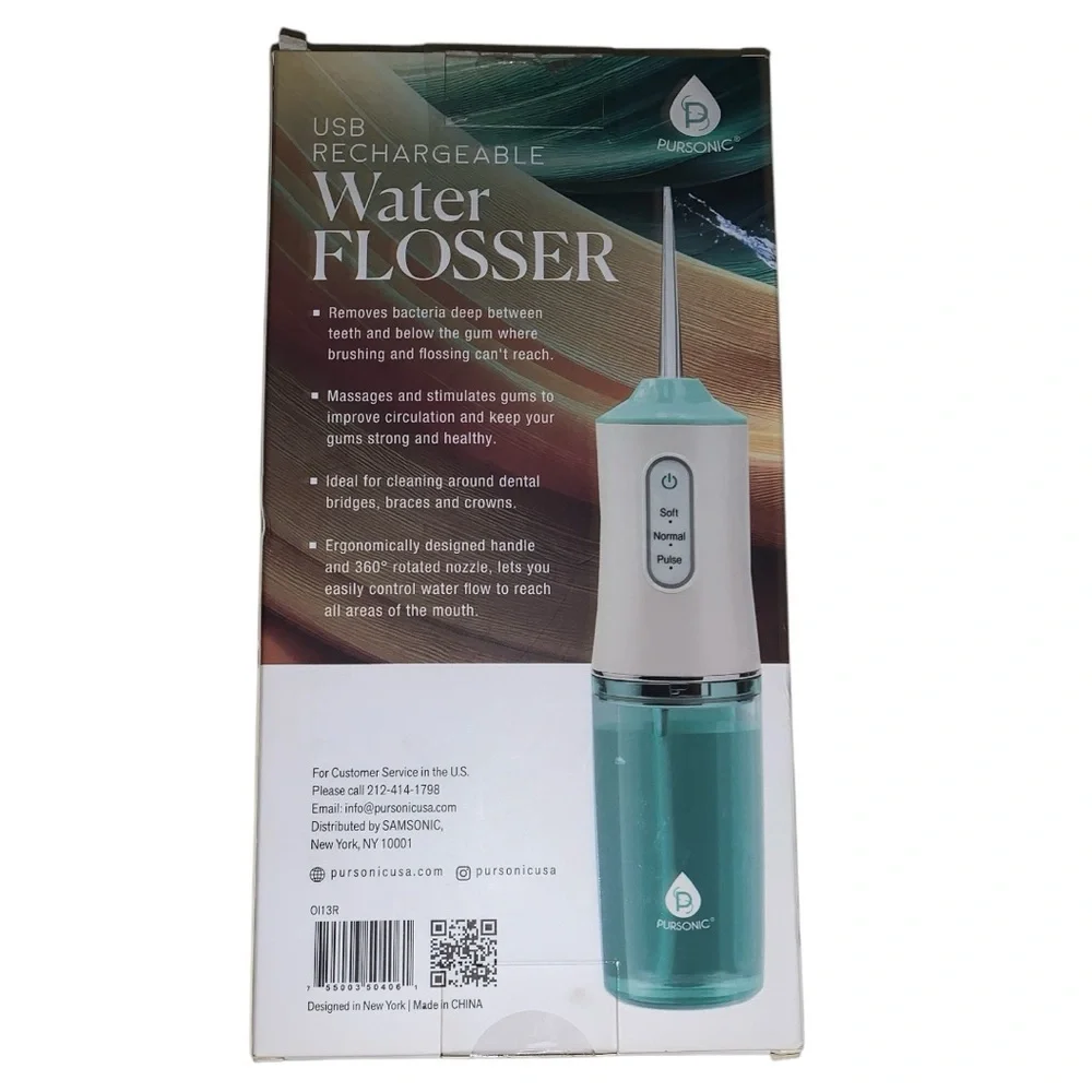 Pursonic USB Rechargeable Water Flosser